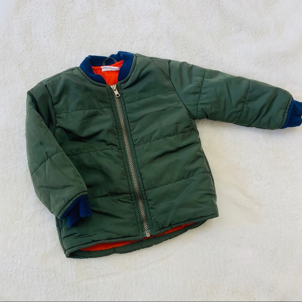Crazy 8 Olive Army Green Boys WINTER Coat 2T